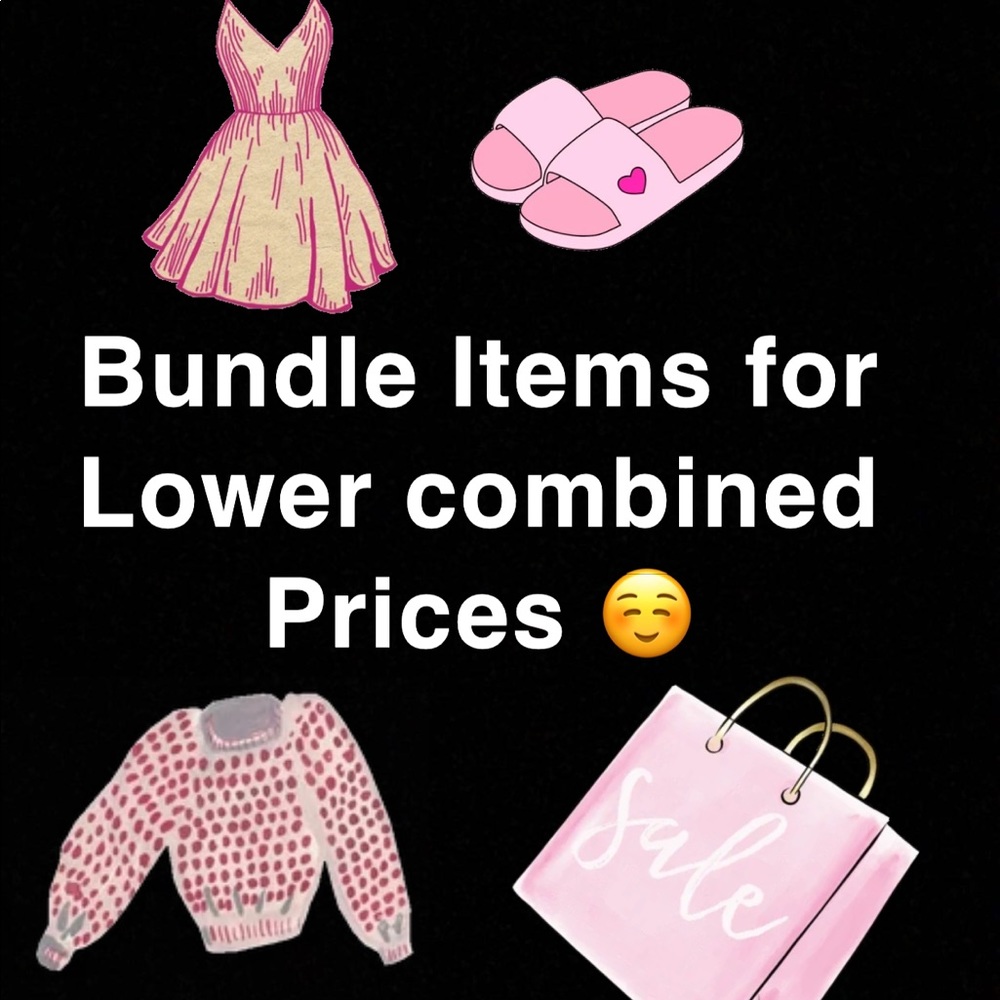 BUNDLE ITEMS FOR LOWER PRICES! 🤩
